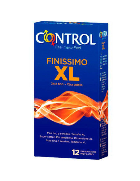 Preservativos Control Finissimo XL 12 unidades ultrafinos