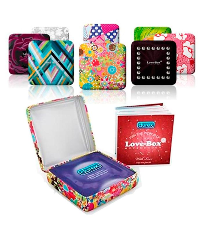 Caja organizadora Durex – Accesorio para sex shops y vending