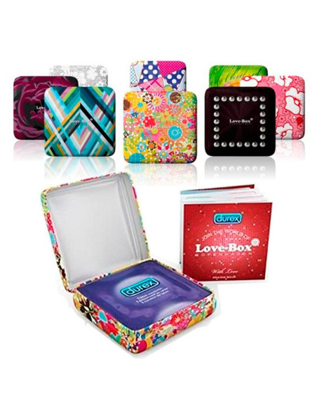 Caja organizadora Durex – Accesorio para sex shops y vending