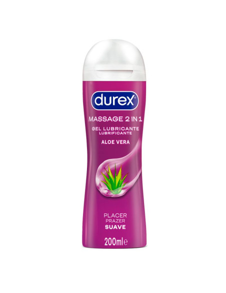 Durex Play Massage Aloe Vera 200 ml – Relajante y sensual