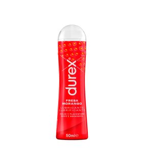 Durex Play Gel Fresa 50 ml – Lubricante sabor fresa para sexshop
