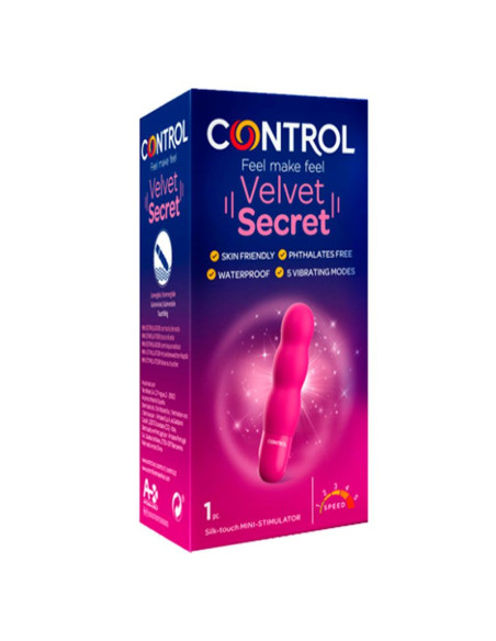 Control Velvet Mini Estimulador – Estimulador compacto para farmacias y parafarmacias.