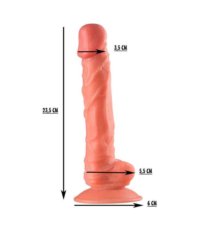 Medidas Dildo ultra realístico Lance's, experiencia realista y placentera.