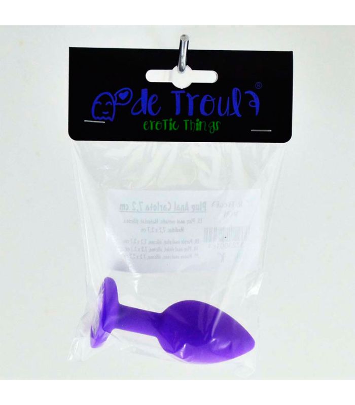 Plug anal Carlota de Troula, comodidad y estimulación placentera. Presentado en bolsa formato ideal para vending