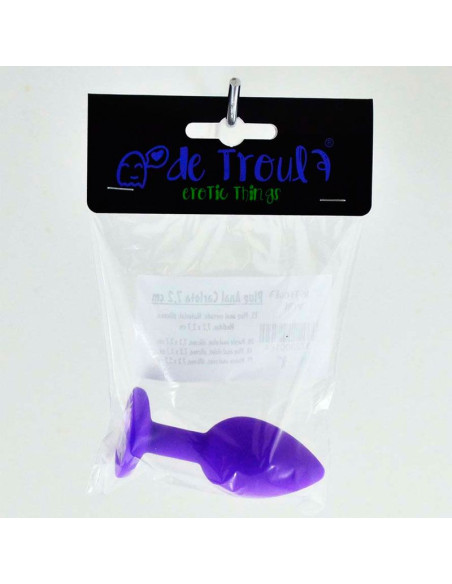 Plug anal Carlota de Troula comodidad y estimulación placentera presentado en bolsa formato ideal para vending