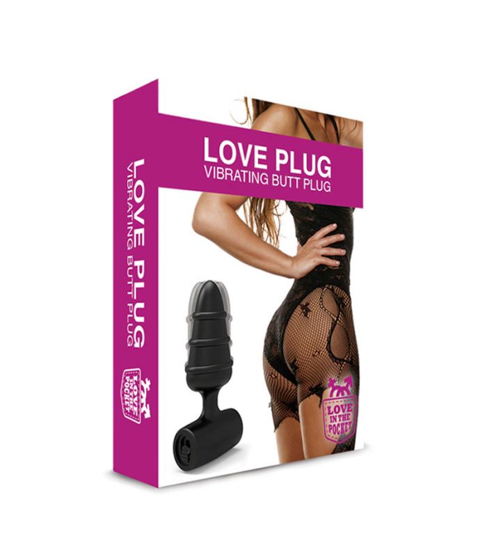 Love Plug Vibrating, plug anal con vibración intensa. Venta en maquinas vending.
