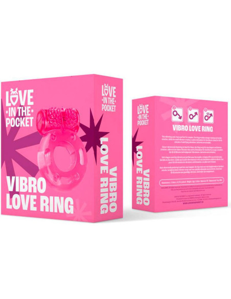 Love Ring Anillo Vibrador, placer compartido para pareja. Venta de productos vending.