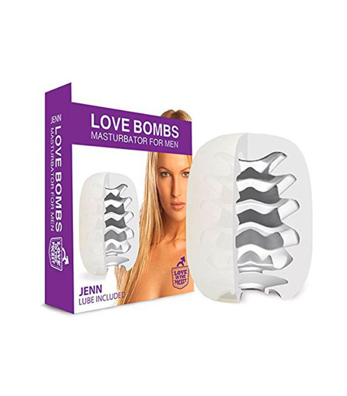Love Bombs Jenn, masturbador masculino. Saluz y cuidado personal.