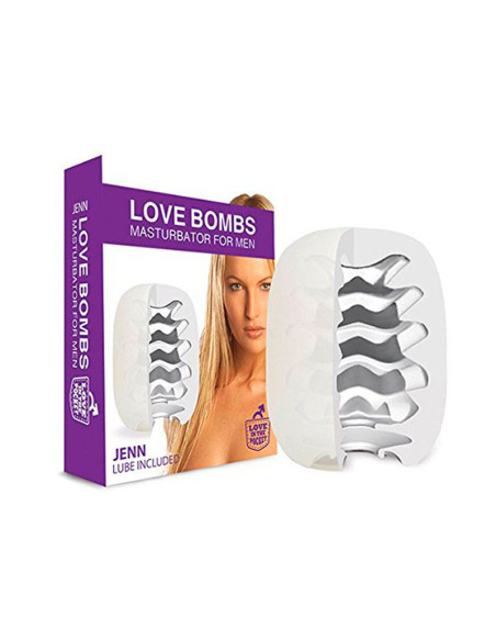Love Bombs Jenn, masturbador masculino. Saluz y cuidado personal.