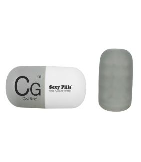 exy Pills Cool Grey, masturbador masculino para bienestar sexual.