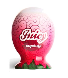 Masturbador Juicy Frambuesa, placer con sabor a frambuesa para mayor disfrute.