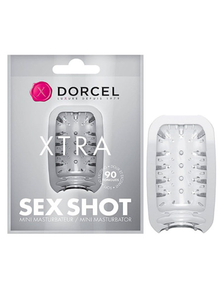 Mini Masturbador Dorcel Xtra, masturbador compacto para placer realista.