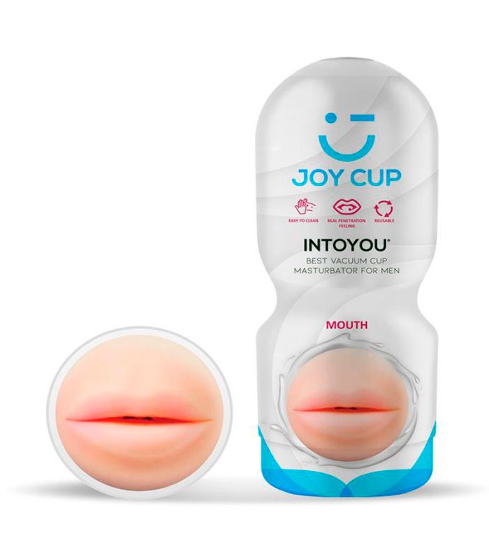 Masturbador Boca Joy Cup, para placer íntimo realista.