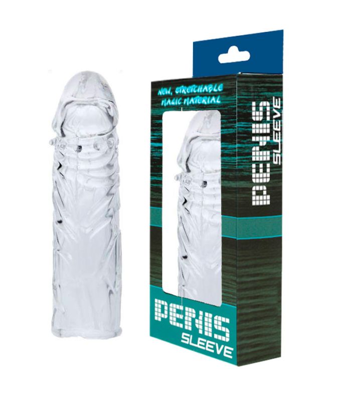 Funda texturada Penis Sleeve como accesorio íntimo para placer personal
