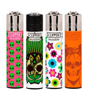 Mechero Clipper Classic CP11 con seriegrafiado surtido