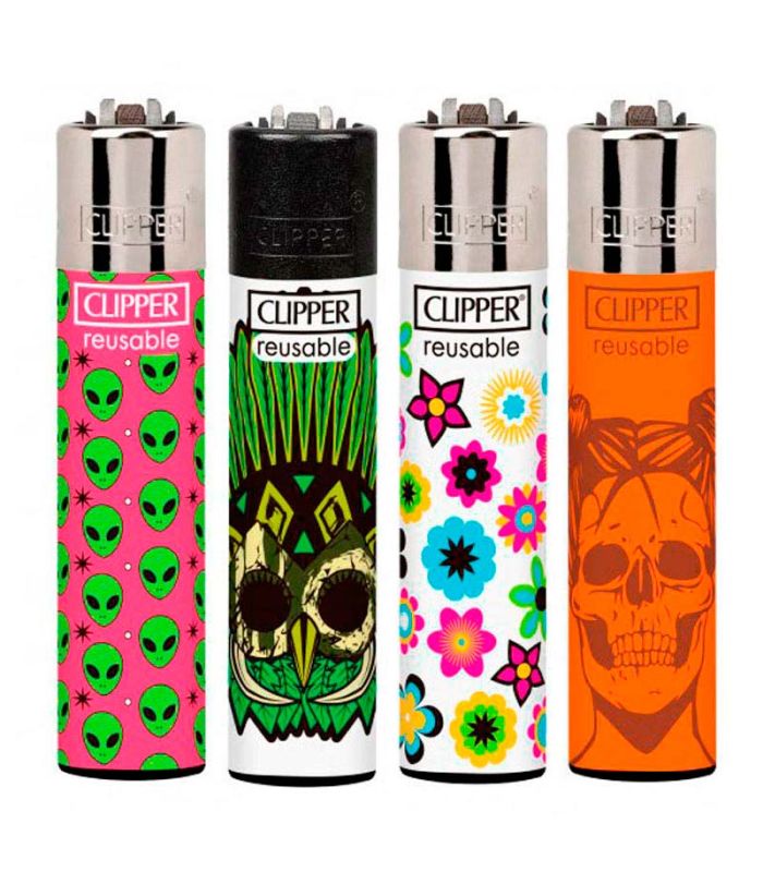 Mechero Clipper Classic CP11 con seriegrafiado surtido