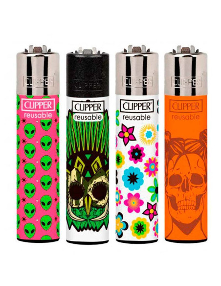 Mechero Clipper Classic CP11 con seriegrafiado surtido