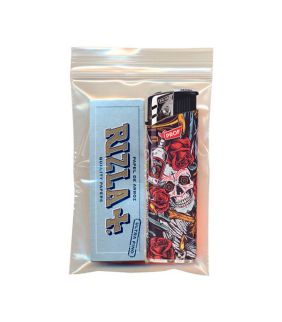 Pack Papel Rizla con Mechero para fumadores, estancos y vending