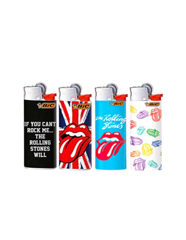 Mechero BIC Piedra Rolling Stones para estancos, fumadores y máquinas expendedoras