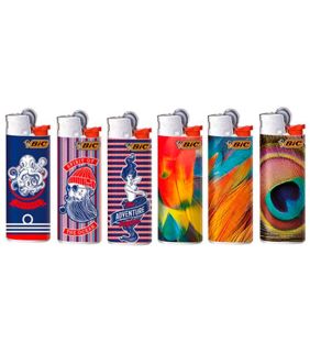 Mechero BIC Piedra Decorado para estancos, fumadores y máquinas expendedoras