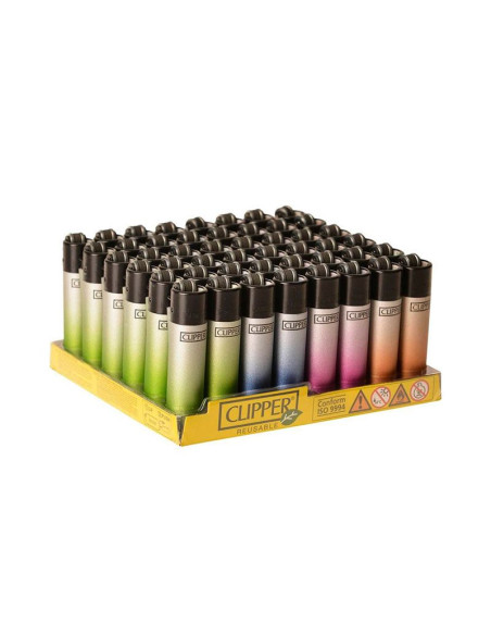 Clipper CP22 Met Gradient Silver +BW para estancos, fumadores y máquinas expendedoras