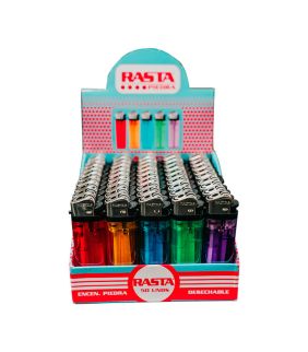 Mechero Rasta Translúcido, encendedor colorido y práctico para cualquier fumador