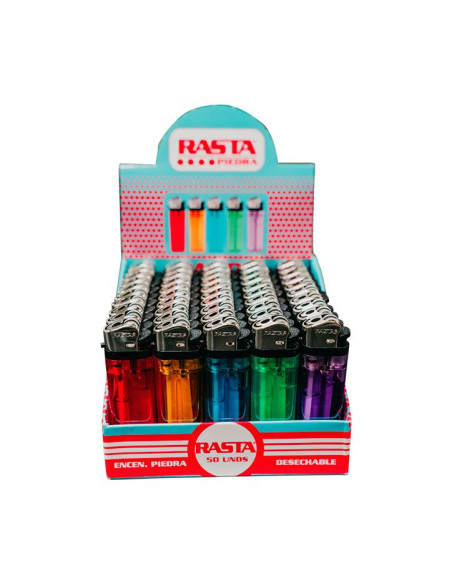 Mechero Rasta Translúcido, encendedor colorido y práctico para cualquier fumador