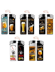 Mechero Dora Electrónico Decorado, encendedor moderno y recargable para fumadores 2