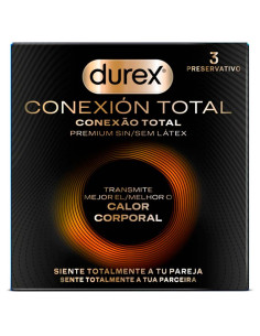 Preservativos Durex Conexión Total sin látex ultra finos pack 3 unidades