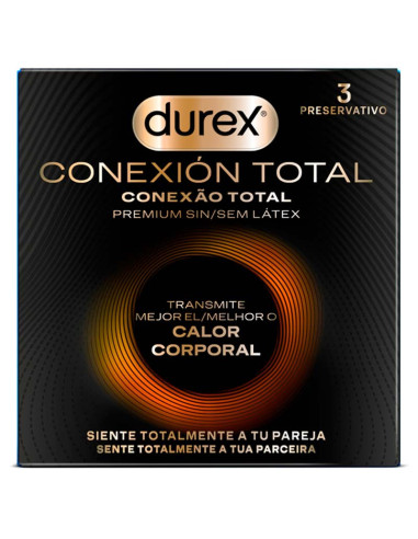 Preservativos Durex Conexión Total sin látex ultra finos pack 3 unidades