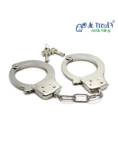 Esposas Metálicas De Troula | Accesorio Íntimo Fetish