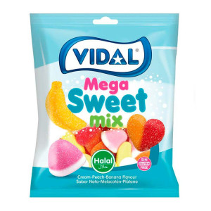 Bolsa de gominolas Sweet Mix Vidal con surtido de caramelos blandos y sabores variados.