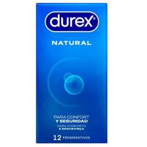 Preservativos Durex Natural 12 unidades para vending y sexshop