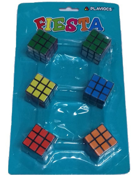 BLISTER MINI CUBO RUBIK
