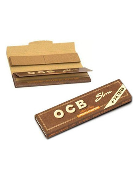 OCB Slim Virgin + Tips papel y tips