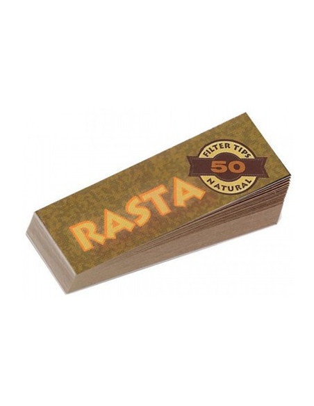 Tips de cartón orgánico 60x20 mm, perforados y 50 filtros por taco